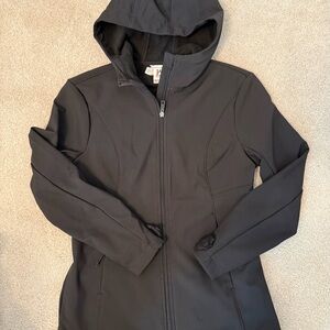 Avalanche Women's Charcoal Hooded Ski Jacket